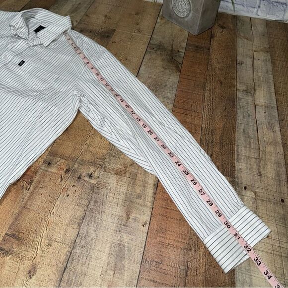 Texas Standard Men's Large Long Sleeve Striped Button Down Shirt - Picture 7 of 12